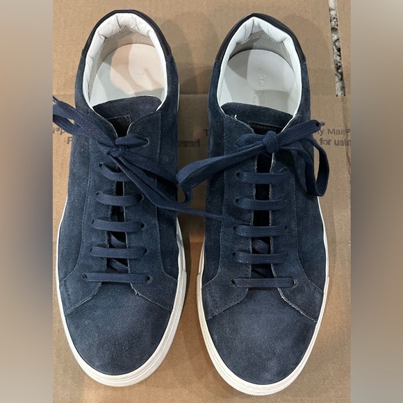 To Boot New York Adam Derrick Pacer Blue Suede Sneaker - Picture 2 of 16